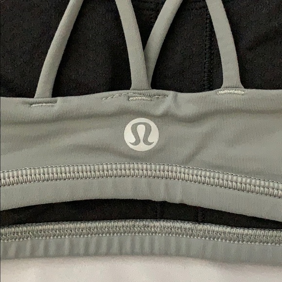 Gray Lululemon Sports Bra - Picture 3 of 3